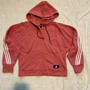 Adidas Pink Sweatshirt with Black Logo